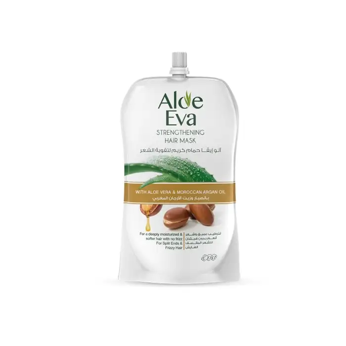 [B1] Aloe Eva Sachet Hair Strengthening Cream with Aloe Vera and Moroccan Argan Oil 250g