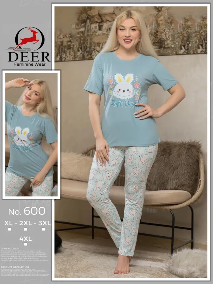 Summer Home Pajama Set Soft Day