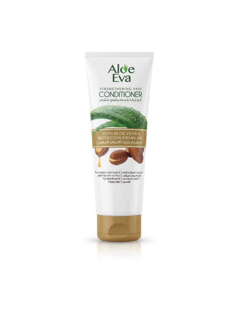[6223004376030] 🌿 Aloe Eva Strengthening Conditioner with Aloe Vera & Moroccan Argan Oil – 230 ml