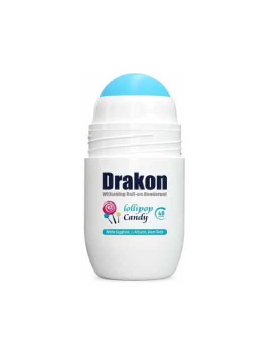 [42179] 🍭 Drakon Whitening Roll-On Deodorant – Lollipop Candy, 50 ml 