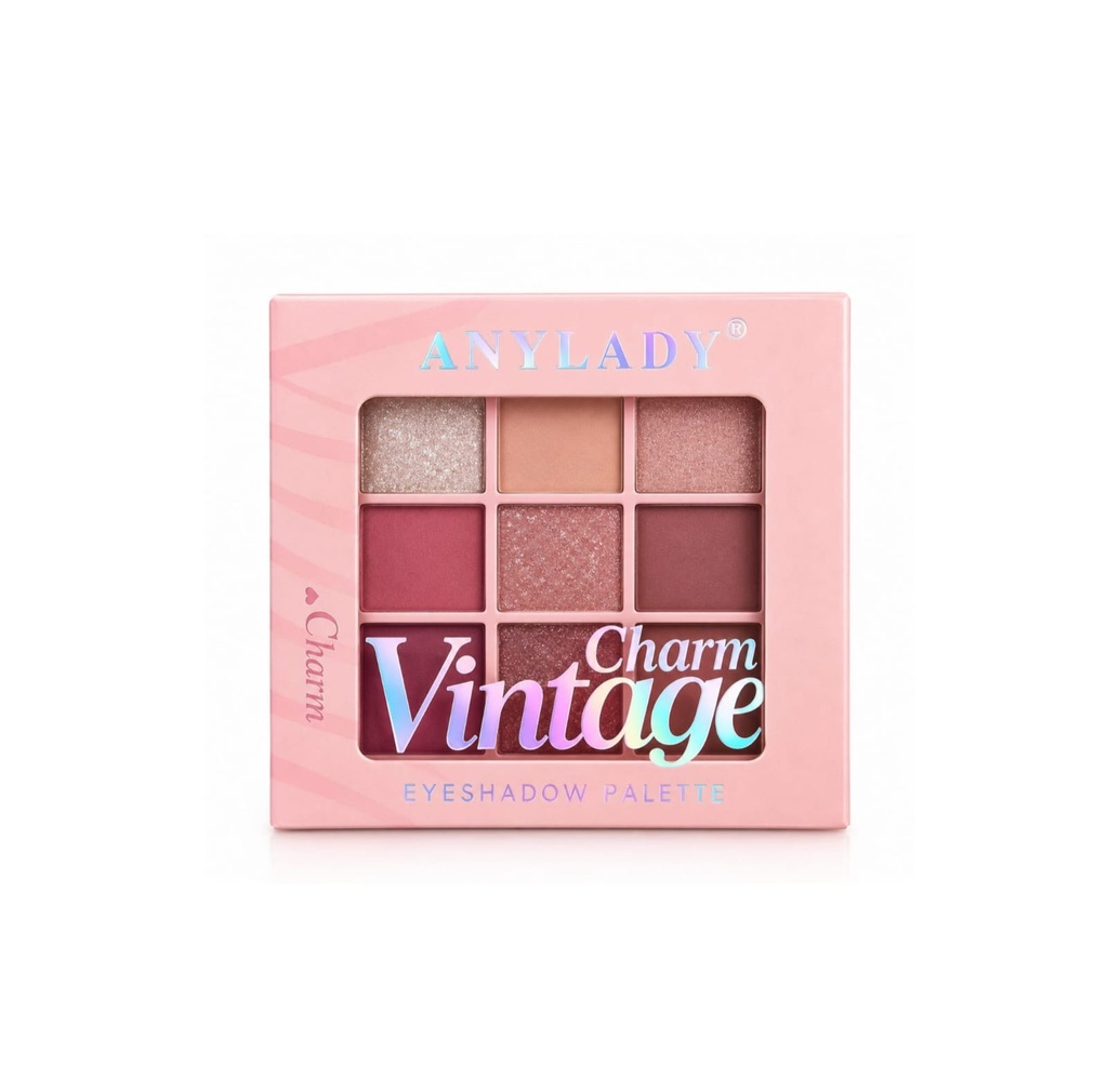 [6933495866865] 💗 باليت ظلال عيون AnyLady Vintage Charm – 9 ألوان ✨ (🎨الدرجة: 02)