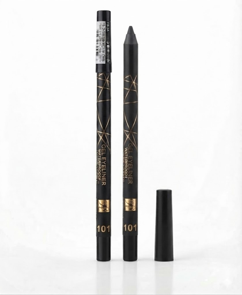 [6930236309223-1] 🖤 Rose Berry Long-Lasting Waterproof & Smudge-Proof Gel Eye Pencil – Shade 101 Black