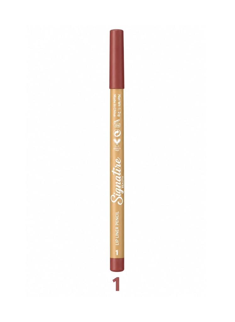 [6903072415076-01] 💄 Karite Signature Lip Liner – Shade [01–08] – Matte Finish (🎨 Shade: 01)