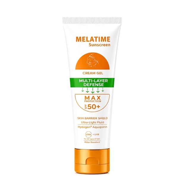 ☀️ واقي شمس ميلاتيم SPF 50+ جل كريم للوجه – 60 مل