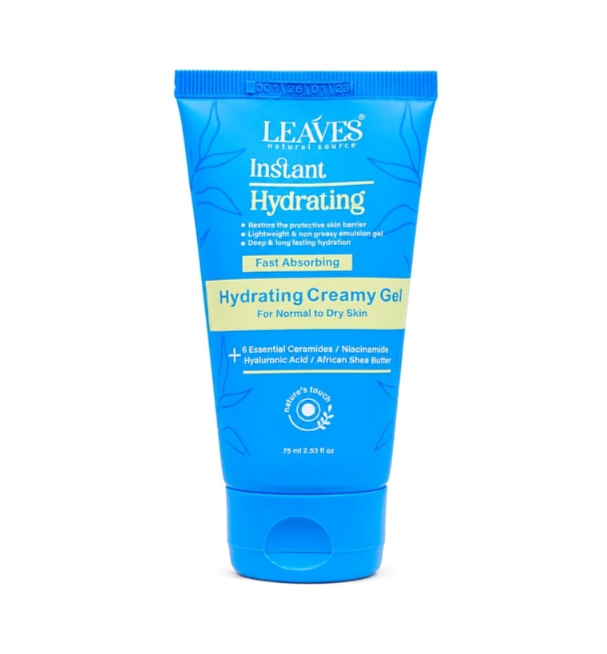 🧴 LEAVES Instant Moisturizing Gel Cream for Normal to Dry Skin