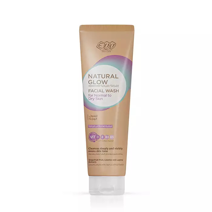 EVA Skin Care Natural Glow Face Wash for Normal to Dry Skin – 100ml